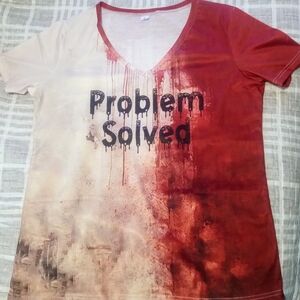 Women's Red Graphic Tee